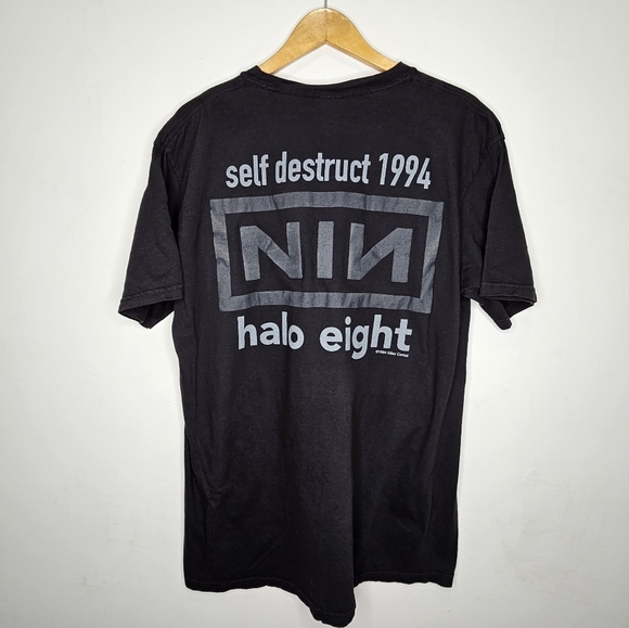 NIN Nine Inch Nails 'Downward Spiral' 1994 boot rare shirt by Killer Cereal. - Picture 3 of 6